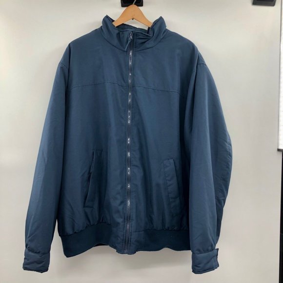 King Size Coat Mens 3XL Used Blue Lined - Picture 1 of 8